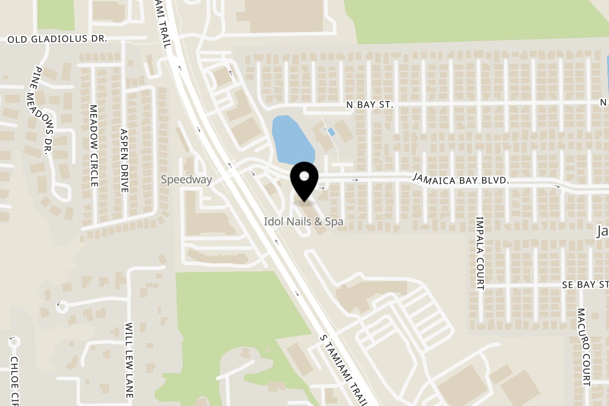 Map showing the location of Amantia Wood Fire Pizzeria on 15245 S Tamiami Trl in Fort Myers